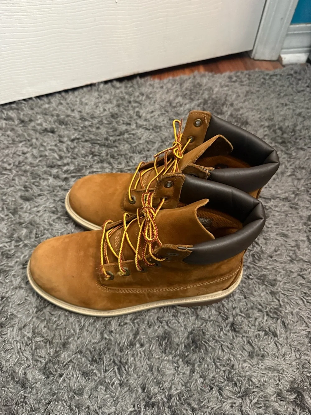 Timberland Kids Tan Lace-Up Boots